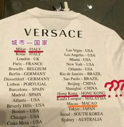 versace errore cina|Versace apologies in flap over T.